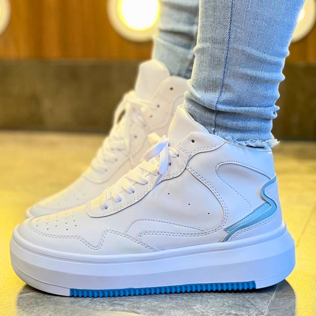 tenis para mujer en bota color blanco Comprar tienda onlineshoppingcenterg Colombia centro de compras en linea